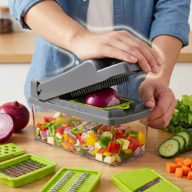 🥒 Cortador de Verduras | Multiusos 12 en 1
