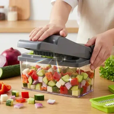 🥒 Cortador de Verduras | Multiusos 12 en 1